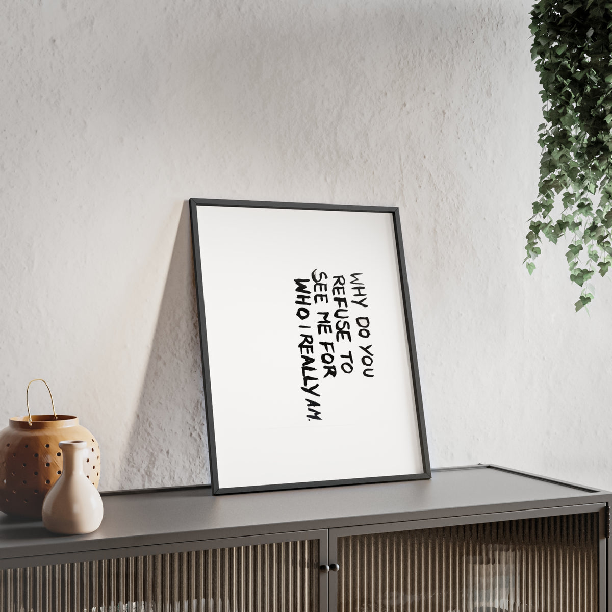 INVISIBLE FRAMED PRINT