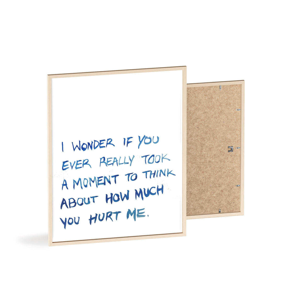 I WONDER FRAMED PRINT