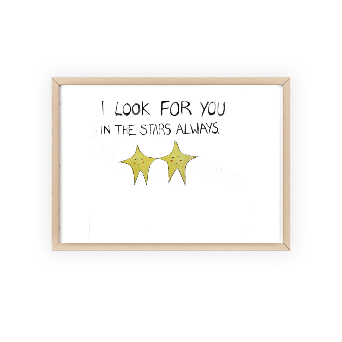 SEARCHING FRAMED PRINT