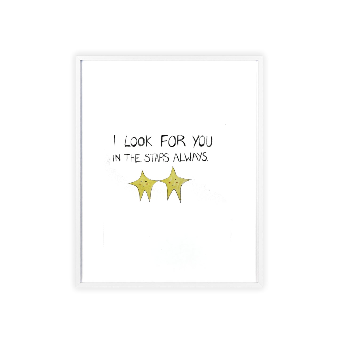 SEARCHING FRAMED PRINT