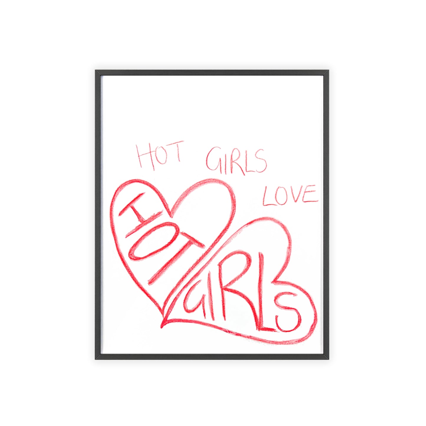 HOT GIRLS FRAMED PRINT