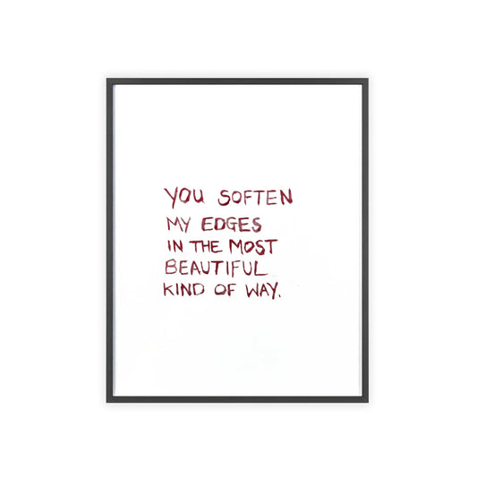 EDGES FRAMED PRINT