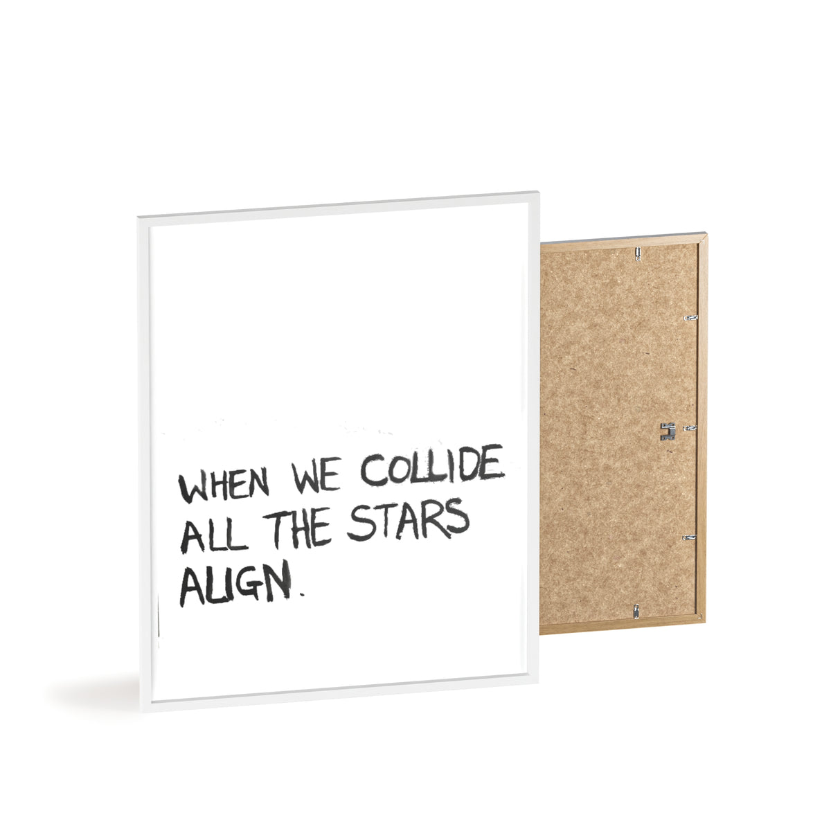 COLLIDE FRAMED PRINT