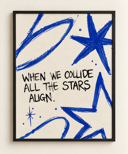 COLLIDE FRAMED PRINT