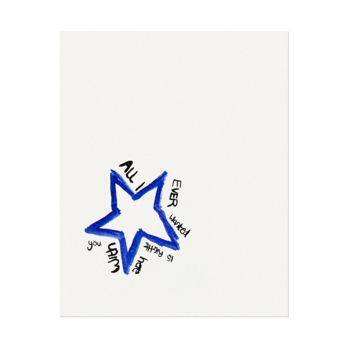 ALL I STAR PRINT
