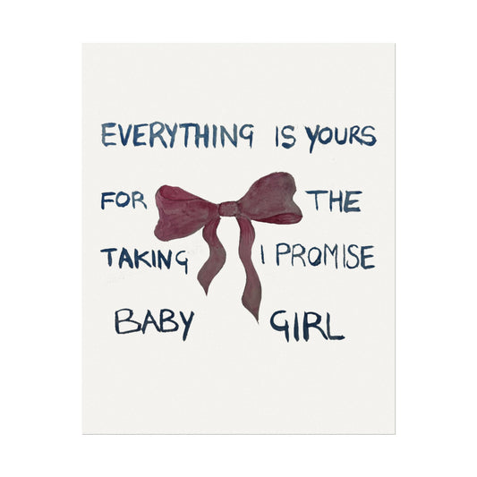 BABY GIRL PRINT