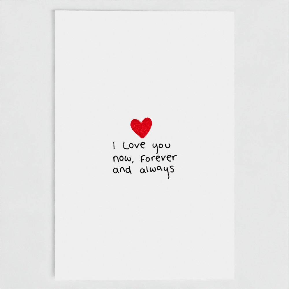 I LOVE YOU CARD