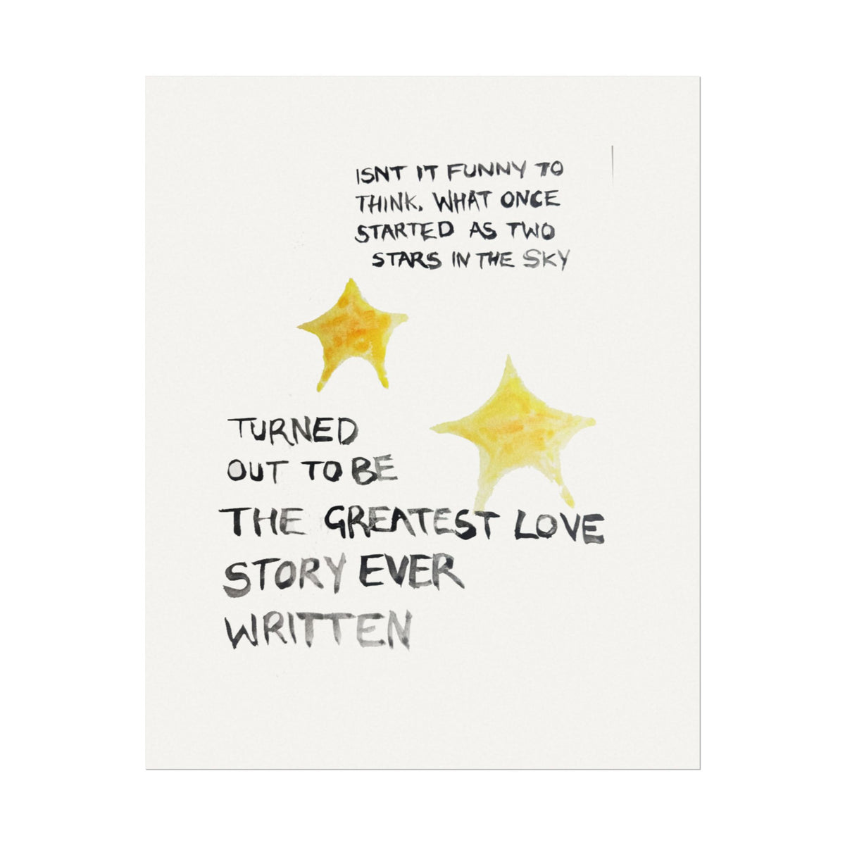 LOVE STORY PRINT
