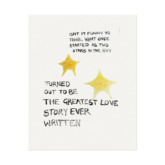 LOVE STORY PRINT