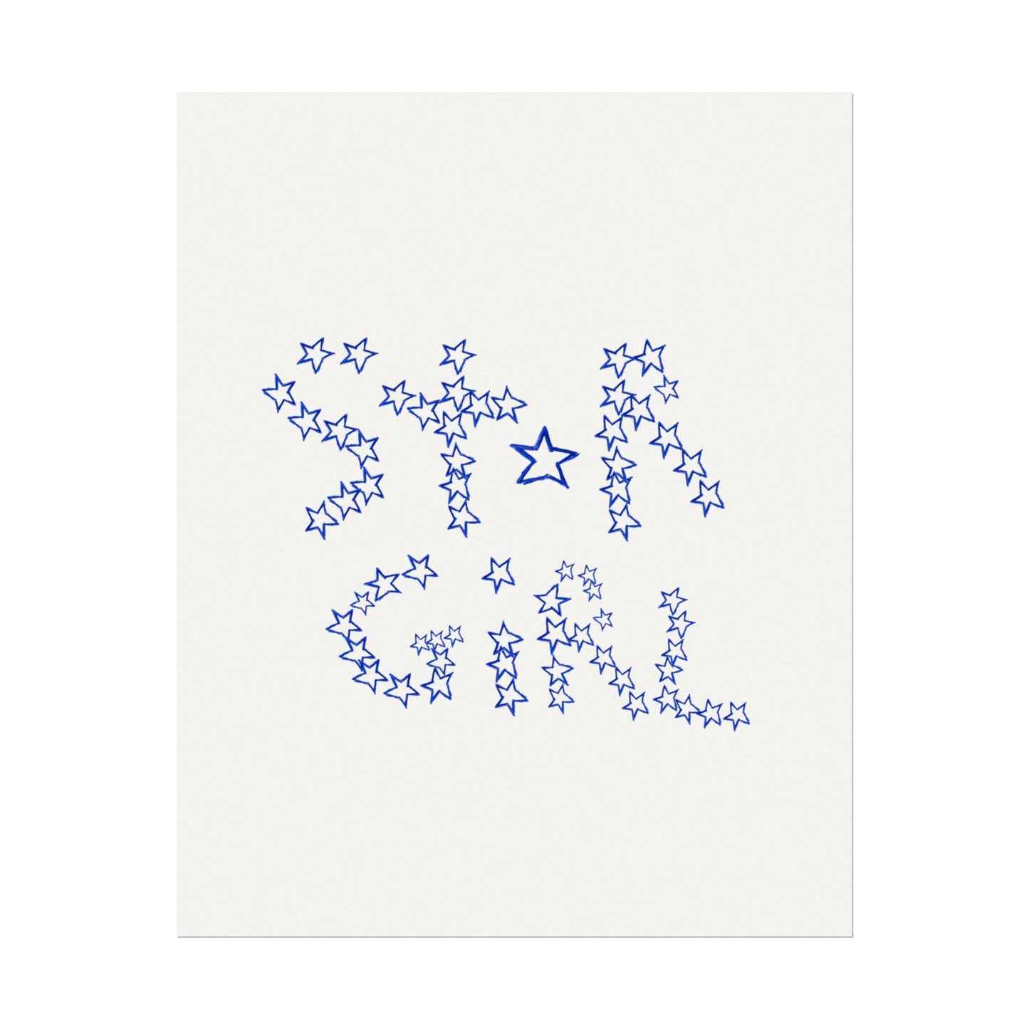 STAR GIRL PRINT