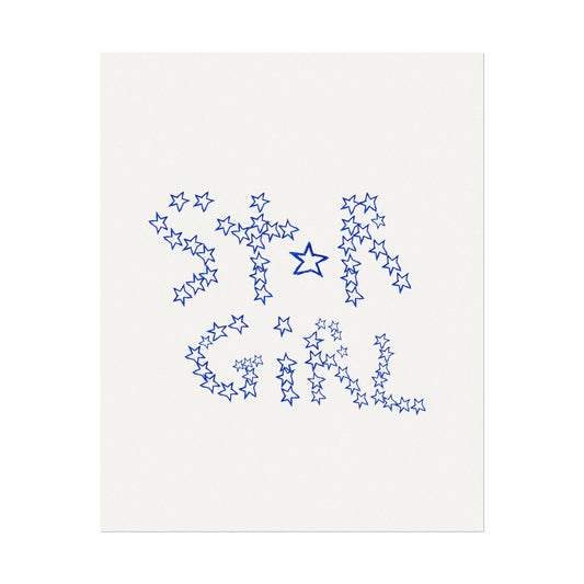 STAR GIRL PRINT