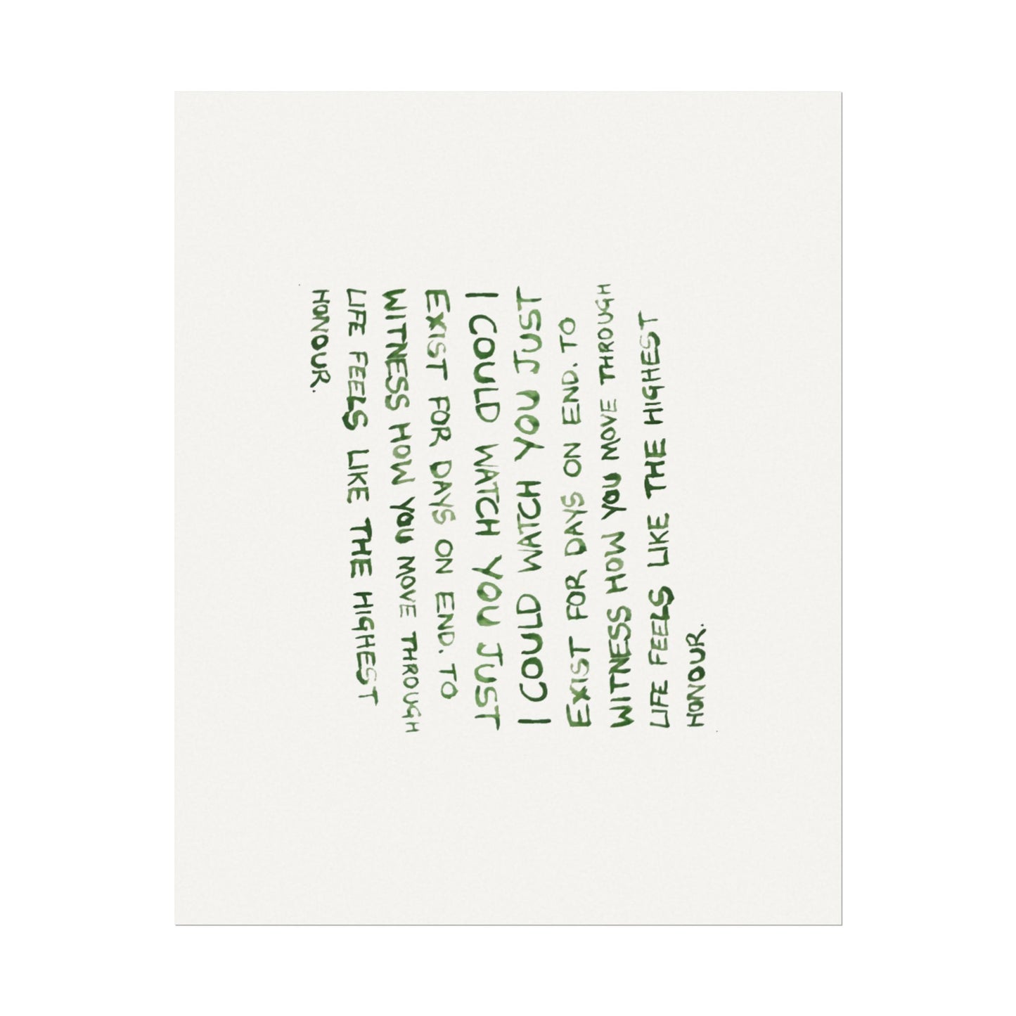 STILLNESS PRINT