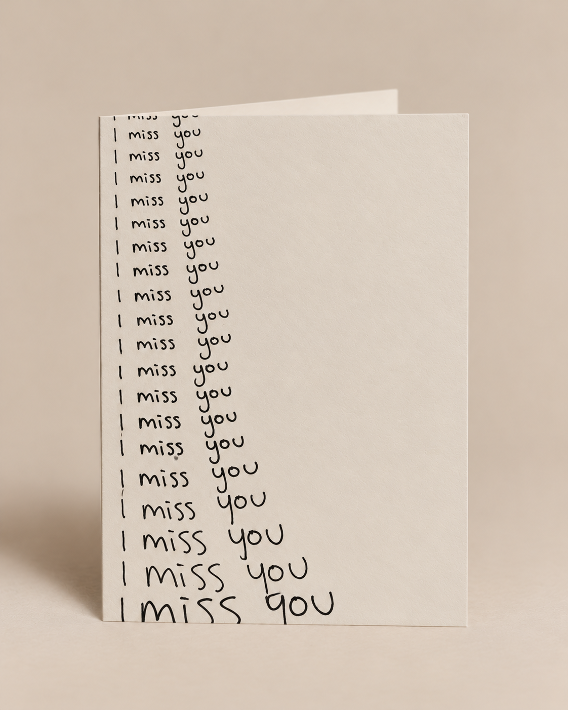 MISS YOU, OBVIOUSLY CARD