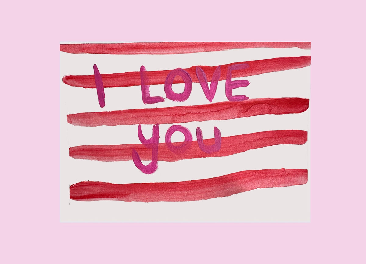 I LOVE POSTCARD