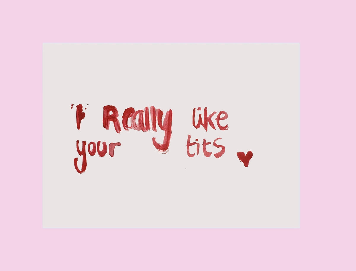 I REALLY LOVE POSTCARD